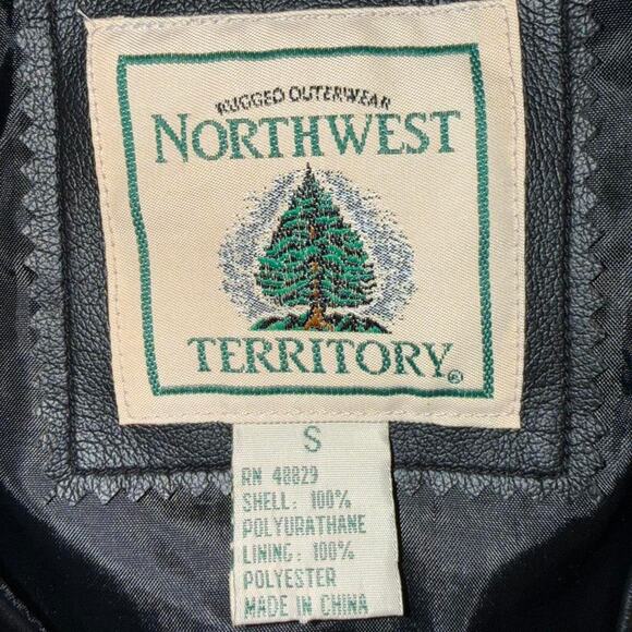 vtg 80s 90s y2k biker grunge punk faux leather quilted vest - Picture 5 of 5